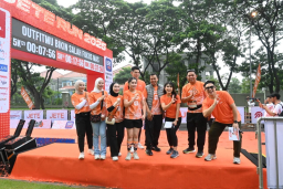 BRI Bangun Sinergi Sehat dengan Komunitas Akademik dan Runner di Jete Run 2025