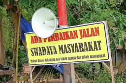 Tak Tersentuh Pembangunan 40 Tahun, Warga Desa Ombul Galang Dana Perbaikan Jalan