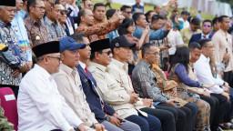 Prabowo Resmikan SMA Taruna Nusantara, AHY Dorong Mental Tangguh Taruna-Taruni