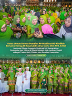 Khofifah, Menag Nasaruddin Umar, dan Men PPA Arifah Bersama Ribuan Muslimat NU Semarakkan Isra Mikraj di Istiqlal