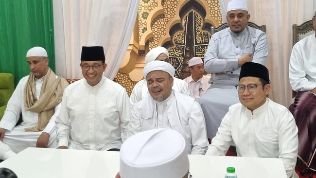 Anies dan Cak Imin Temui Habib Rizieq Shihab di Petamburan