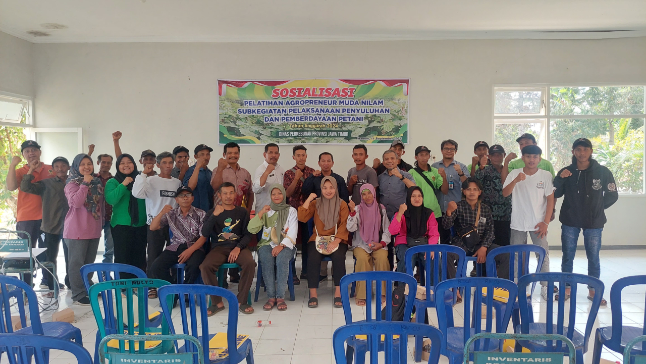 Cetak Petani Muda, Disbun Jatim Gelar Pelatihan Agropreneur Muda Nilam