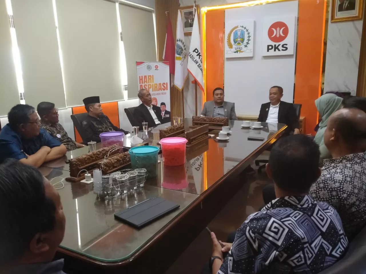 Fraksi PKS DPRD Jatim Terima HIPPI, Bahas Sinergi Dukung UMKM