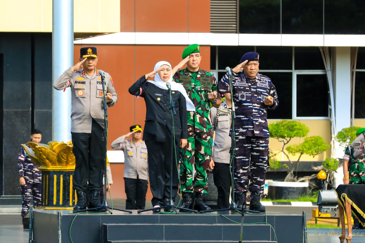 Gubernur Khofifah Tegaskan Komitmen Jatim Aman dan Damai