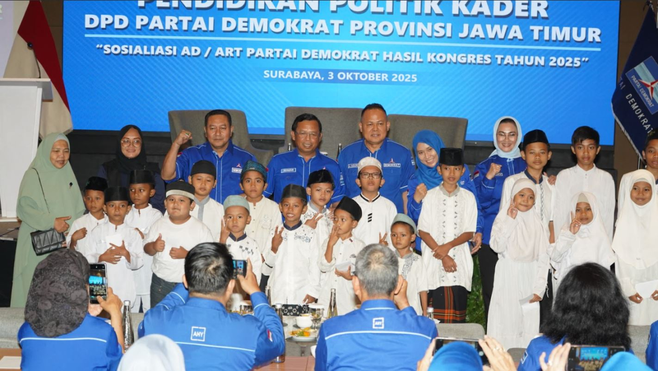 DPD Demokrat Jatim Gelar Pendidikan Politik, Sekjen Herman Khaeron Apresiasi Soliditas dan Konsistensi Kader