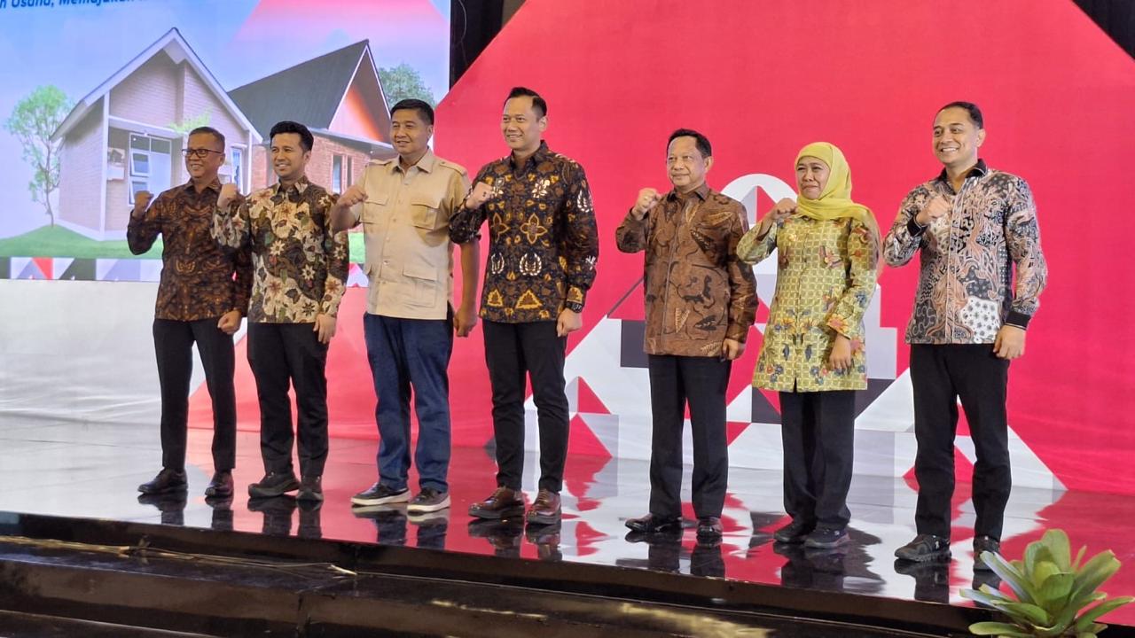 AHY: Kredit Program Perumahan Jadi Motor Penggerak Ekonomi Rakyat di Jawa Timur