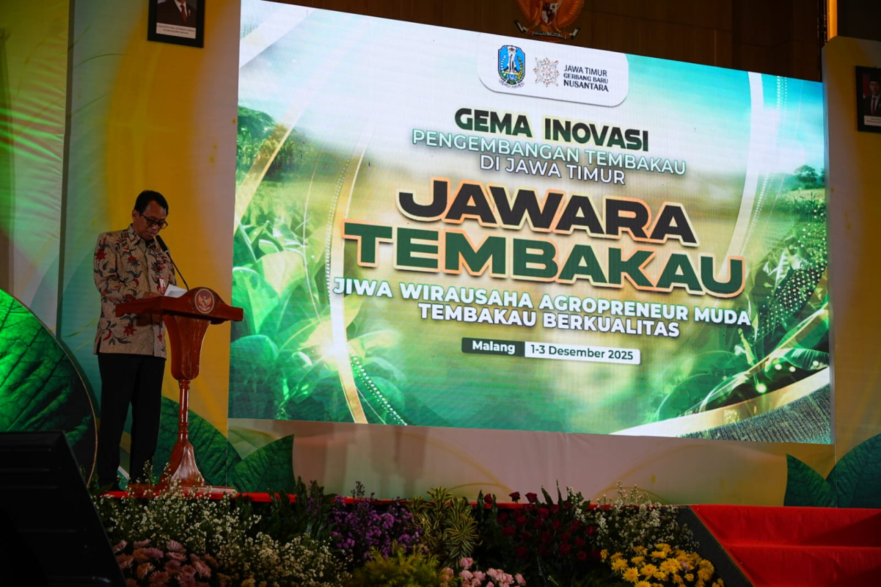 Melalui Gema Inovasi Pengembangan Tembakau, Jatim Dorong Lahirnya Agropreneur Muda Berdaya Saing