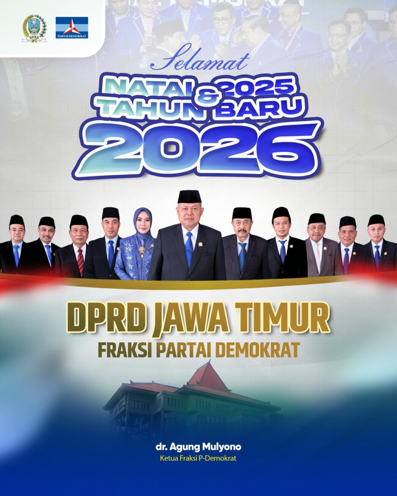 Nataru 2025 Frakksi Demokrat DPRD JATIM